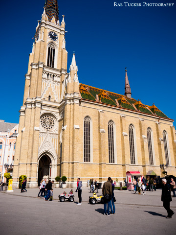 The cathedral in Novi Sad, Serbia