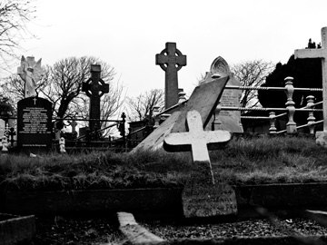 A cemetery in Galway, Ireland