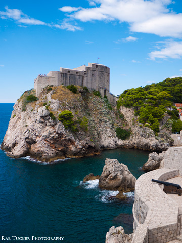 St Lawrence Fortress in Dubrovnik, Croatia