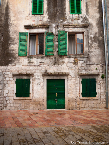A beautiful, run-down building in Kotor, Montenegro