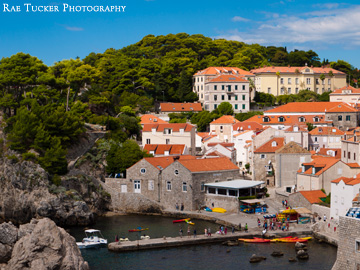 A summer view of Dubrovnik, Croatia