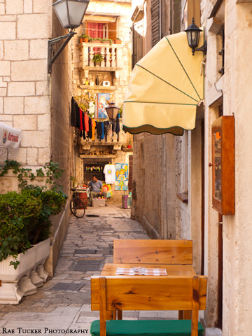 A street in Trogir, Croatia