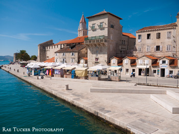 The Riva in Trogir, Croatia