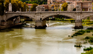 Ponte Vittorio Emanuele II over the Tiber River