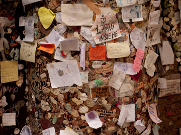 Letters and notes written to Juliet in Verona, Italy