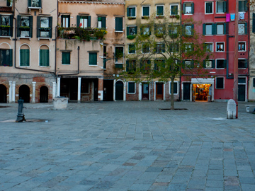 A square in Venice, Italy
