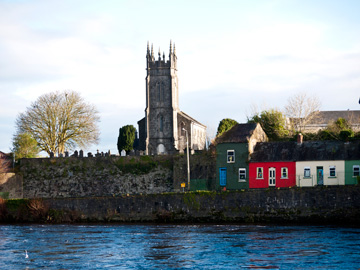 Along the River Shannon in Limerick, Ireland