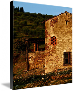 Tuscan Farm House Canvas Prints