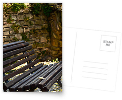 Park bench Postcards
