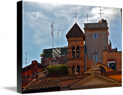 Rome Rooftops Canvas Prints