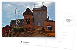 Rome Rooftops Postcards