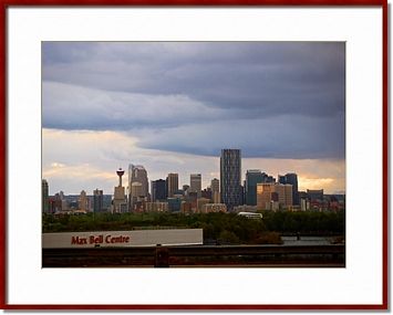 Calgary Skyline Framed Prints