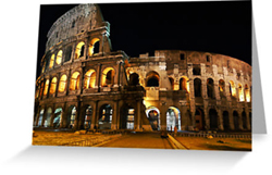 Roman Coliseum Greeting Cards