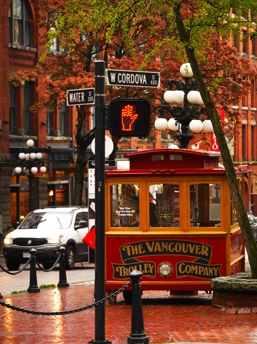 Gastown Trolley in Vancouver, British Columbia