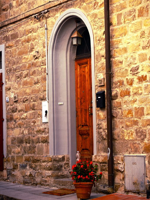 Tuscan House Entrance