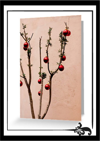Non-Traditional Christmas Tree Greeting Card